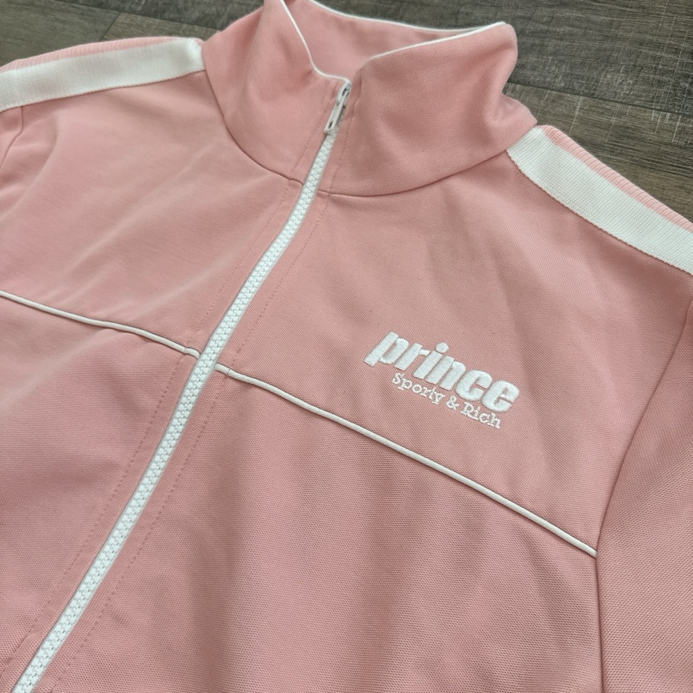 SPORTY & RICH X PRINCE Pink Court Femme Sport Jacket 🎾🎀
